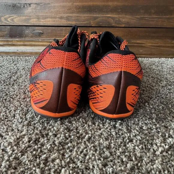 Saucony Men's Red and Orange Track and Field cleats size 8