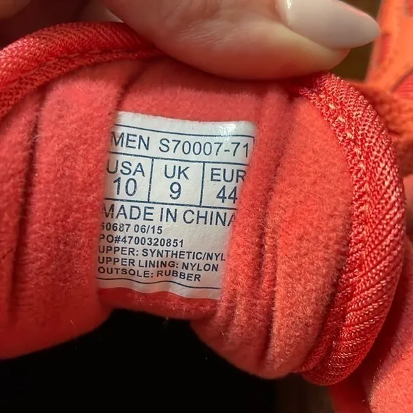 Saucony Shadow 6000 Men’s Sneakers‎ Running Shoes Coral Black Size 10 S70007-71