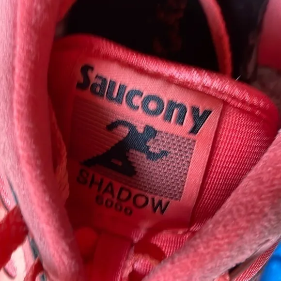 Saucony Shadow 6000 Men’s Sneakers‎ Running Shoes Coral Black Size 10 S70007-71