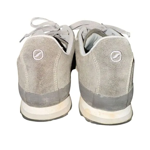 Scarpa Margarita Hiking Sneakers Unisex Women 11 Men 10 Gray Leather Vibram Sole