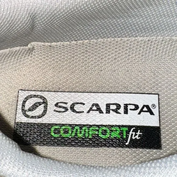 Scarpa Margarita Hiking Sneakers Unisex Women 11 Men 10 Gray Leather Vibram Sole