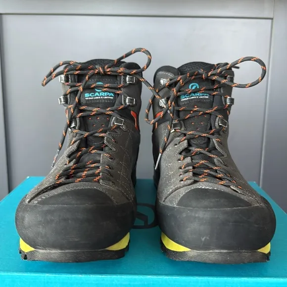 Scarpa Men's Zodiac Plus GTX Hiking Boots - Shark-Orange