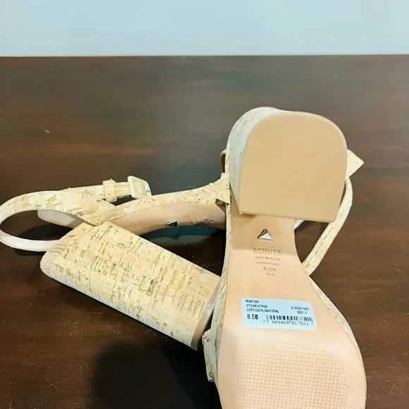 Schultz Martine Casual Cork Platform Shoes /Size 8.5