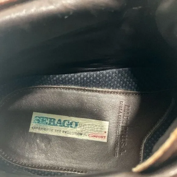 SEBAGO Brown Leather Chukka Boots