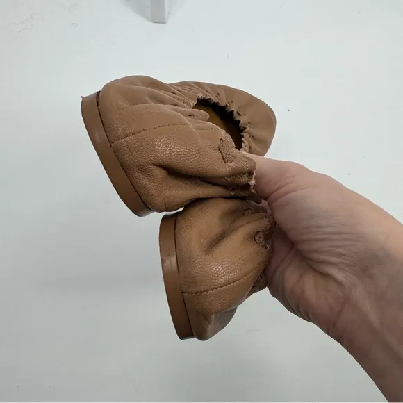 See by Chloe Jane Scalloped Leather Ballet Flats