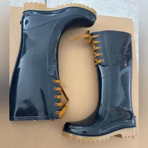 See by Chloe Rain Boots logo purse design lace up knee high shoes flats sneaker