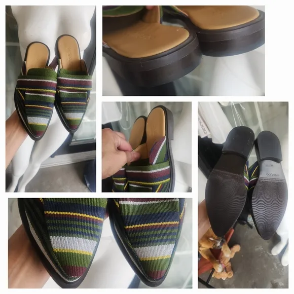 SHEKUDO the keffi stripe mule