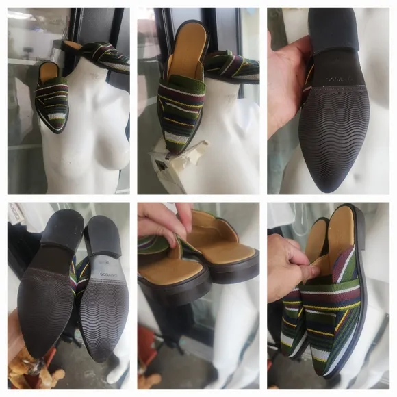 SHEKUDO the keffi stripe mule