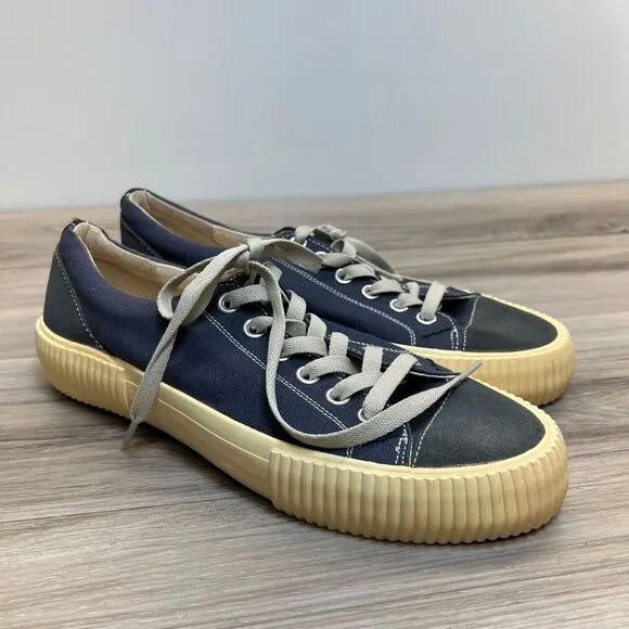 Shoe the Bear Copenhagen Linden Blue Canvas Sneakers Size 10 EU 43