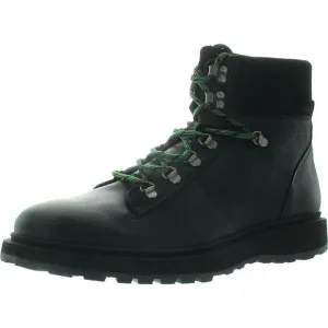 Shoe the Bear Mens Kite Black Lace-Up Leather Hiking Boots New