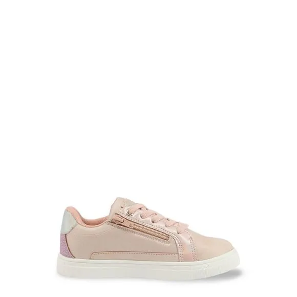 Shone Synthetic Sneakers with Memory Foam Insole and Side Zip