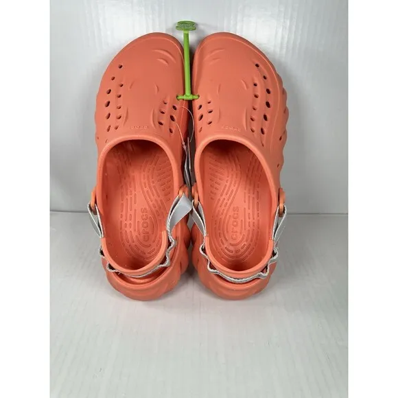 Size 11 Crocs Echo Grapefruit Reflect Backstrap Clog Shoes Comfort Casual Mens