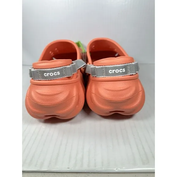 Size 11 Crocs Echo Grapefruit Reflect Backstrap Clog Shoes Comfort Casual Mens