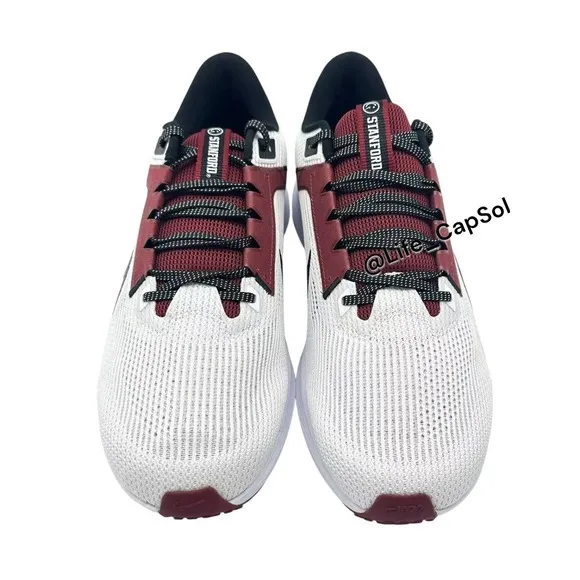Size 12.5 Nike Air Zoom Pegasus 40 Men's Stanford Cardinal Shoes FQ2145-100