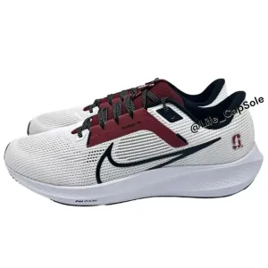Size 12.5 Nike Air Zoom Pegasus 40 Men's Stanford Cardinal Shoes FQ2145-100