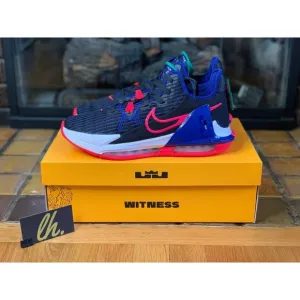 Size 13 Nike LeBron Witness 6 Low “Black Siren Red” Athletic Basketball Shoes CZ