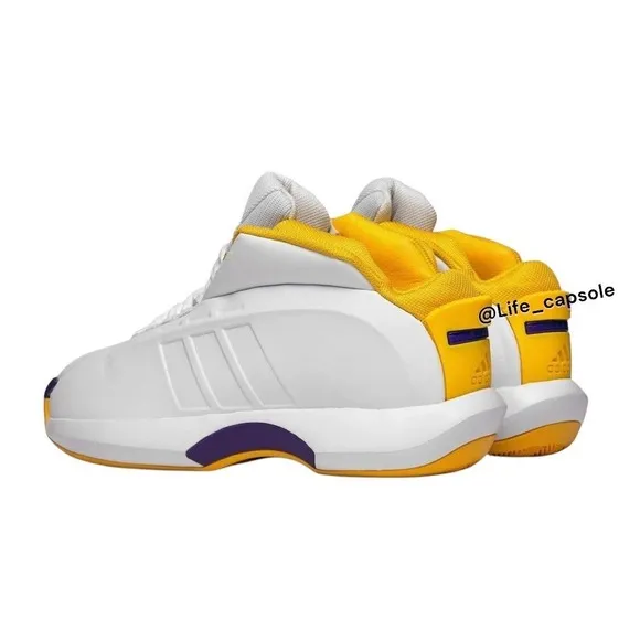 Size 8 adidas Crazy 1 Lakers Home 2022 GY8947 Kobe Bryant White New Men's