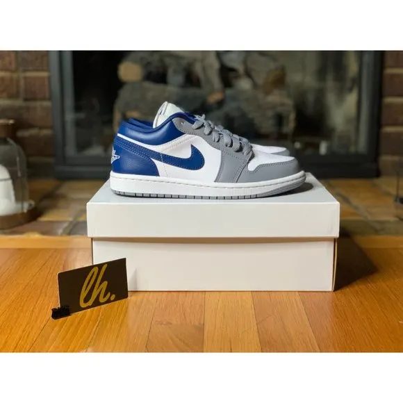 Size 8 W Air Jordan 1 Low “Stealth French Blue” DC0774-042