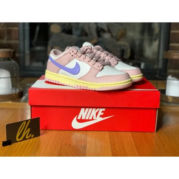 Size 8 W Nike Dunk Low “Pink Oxford” Athletic Shoes DD1503-601