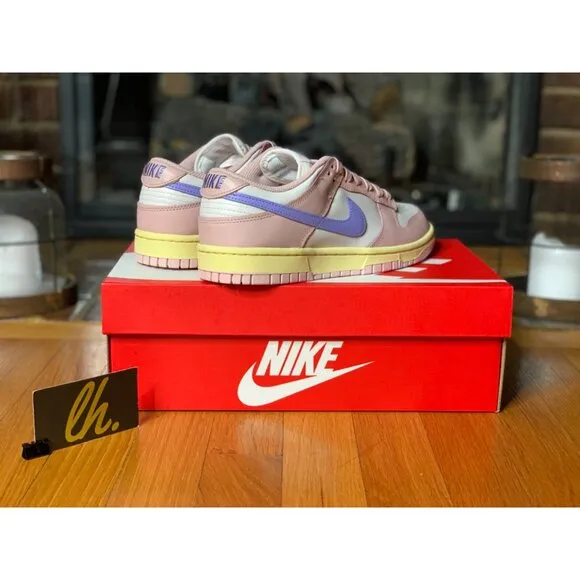 Size 8 W Nike Dunk Low “Pink Oxford” Athletic Shoes DD1503-601