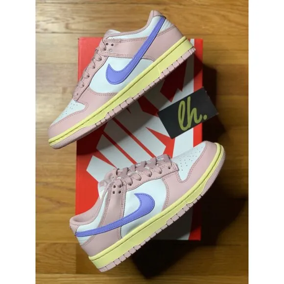 Size 8 W Nike Dunk Low “Pink Oxford” Athletic Shoes DD1503-601