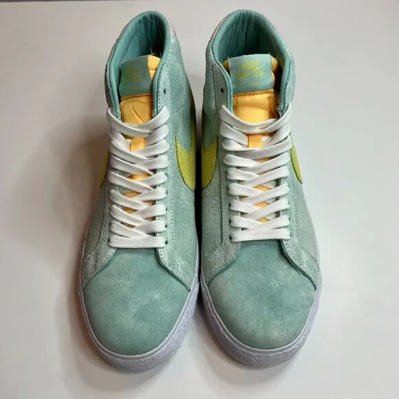Size 9.5 Nike SB Zoom Blazer MID PRM Light Due Coconut Milk DA1839 Sneakers