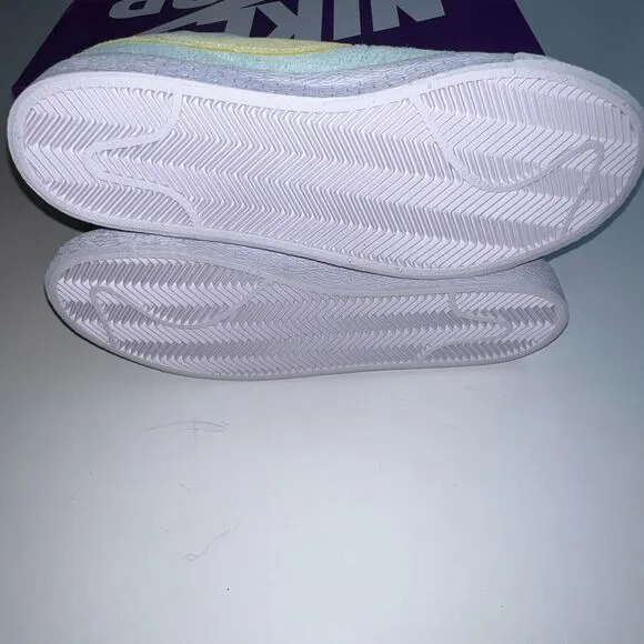 Size 9.5 Nike SB Zoom Blazer MID PRM Light Due Coconut Milk DA1839 Sneakers