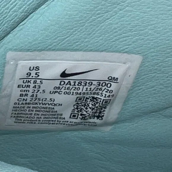 Size 9.5 Nike SB Zoom Blazer MID PRM Light Due Coconut Milk DA1839 Sneakers