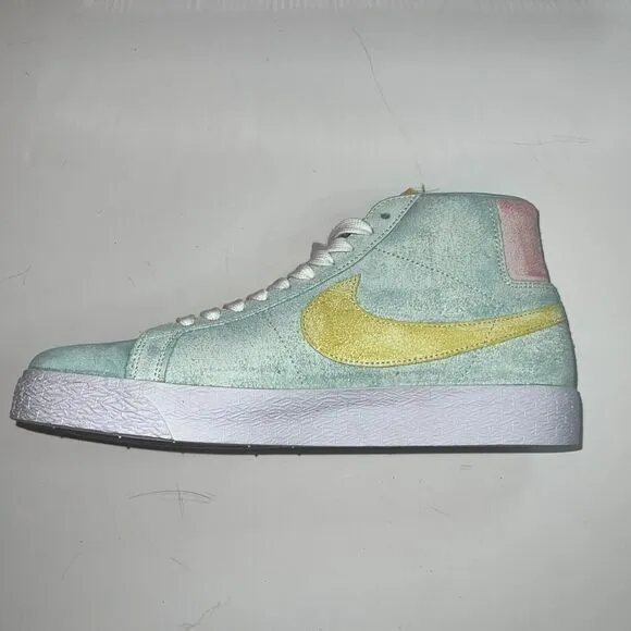 Size 9.5 Nike SB Zoom Blazer MID PRM Light Due Coconut Milk DA1839 Sneakers