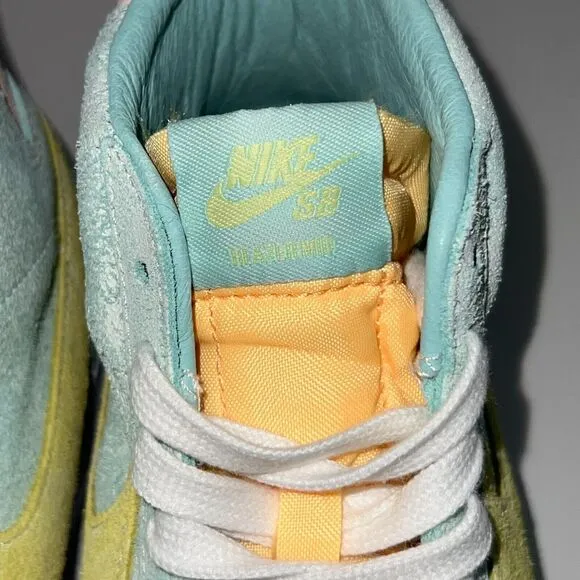 Size 9.5 Nike SB Zoom Blazer MID PRM Light Due Coconut Milk DA1839 Sneakers