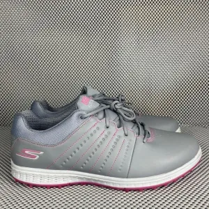 Skechers Go Golf Elite Tour S/L Spikeless Golf Shoes Womens 11 Gray Waterproof