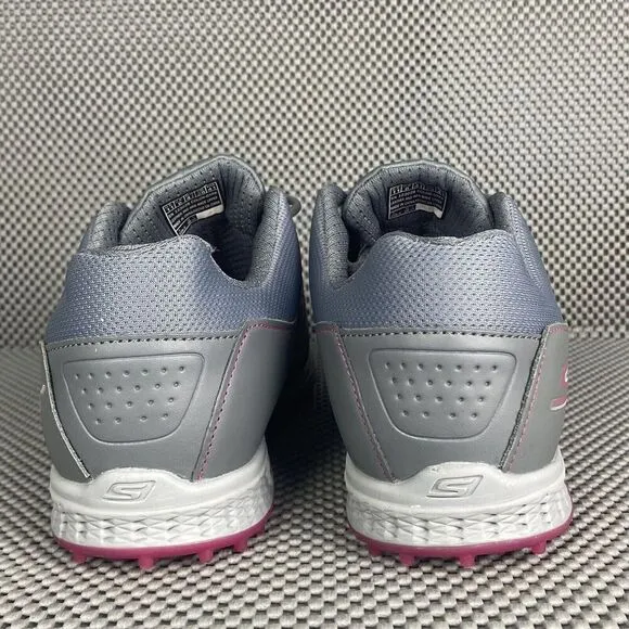 Skechers Go Golf Elite Tour S/L Spikeless Golf Shoes Womens 11 Gray Waterproof
