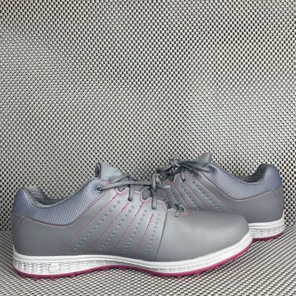 Skechers Go Golf Elite Tour S/L Spikeless Golf Shoes Womens 11 Gray Waterproof