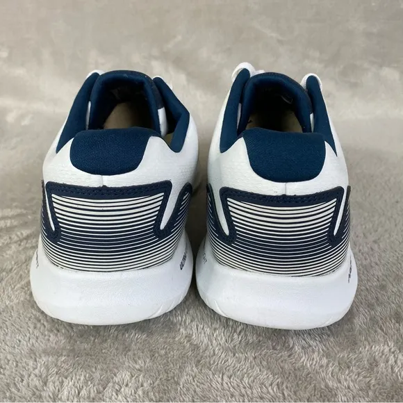 Skechers Go Golf Max 2 Mens Golf Shoes 9 White Blue Spikeless Waterproof NEW