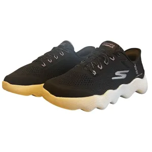 Skechers GoWalk Massage Fit Women's Size 7 Slip On Athletic Shoes Black Purple