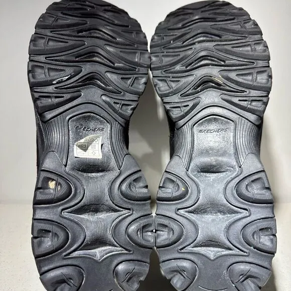 Skechers Mens After Burn Memory Fit 50127EWW Black Casual Shoes Sneakers Sz 14