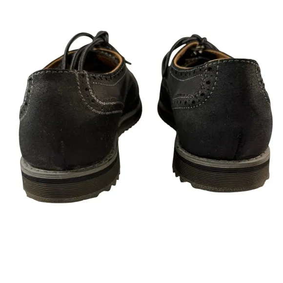 Skechers Men’s Black Wingtip Oxford Dress Shoes Size 11