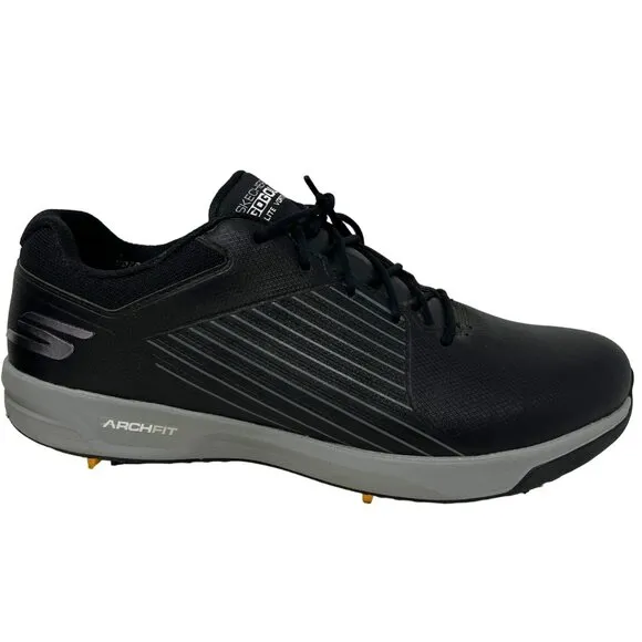 Skechers Mens GoGolf Elite Vortex Waterproof Black Golf Shoes Sz 12 - NEW
