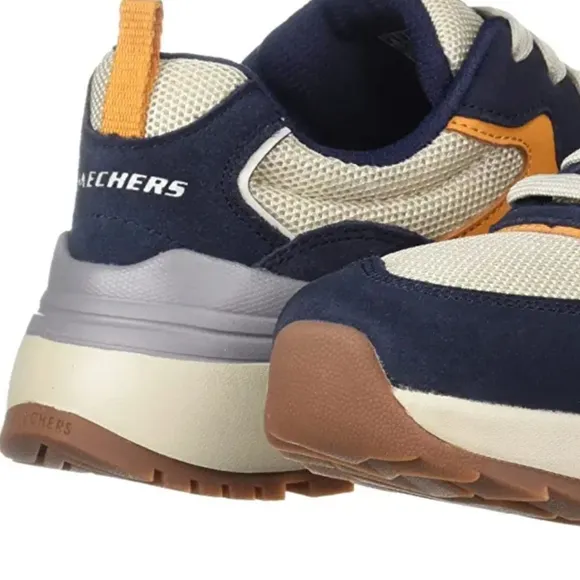 Skechers Men's Heminger Leather Sneakers ShoesSize 8.5 Men's