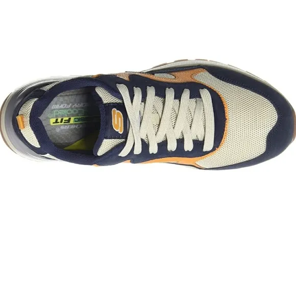 Skechers Men's Heminger Leather Sneakers ShoesSize 8.5 Men's