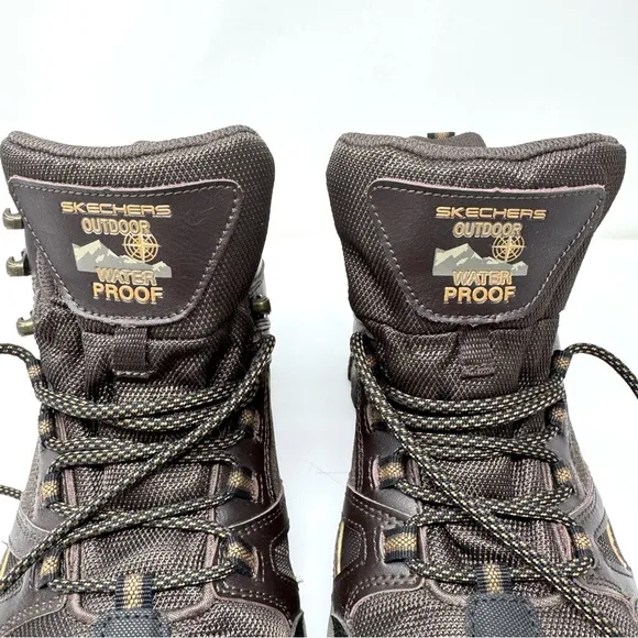 SKECHERS Relaxed Fit Air-Cooled Memory Foam Waterproof hiking boots, size 11