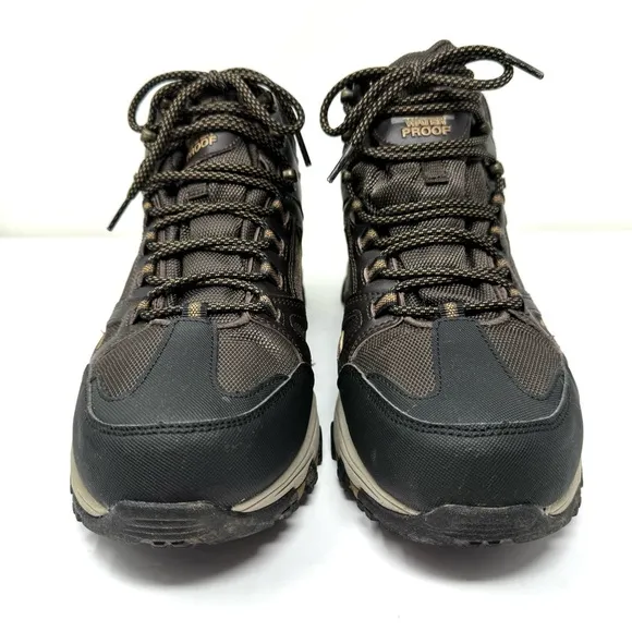 SKECHERS Relaxed Fit Air-Cooled Memory Foam Waterproof hiking boots, size 11