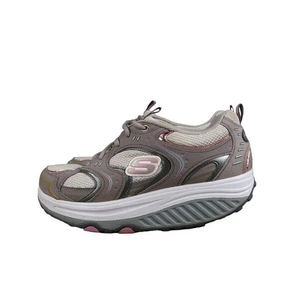 Skechers Shoes Women 8 Athletic Trainer Shape Ups Sneaker Toning Walking Comfort