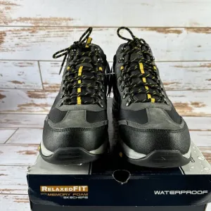 Skechers Trego Pacifico Hiking Boots Memory Foam Gray Waterproof Men’s Size 13