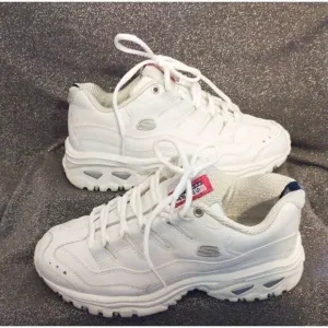 Skechers Women's Energy 2250 White Casual Shoes Sneakers Size 9 Athletic In Exce
