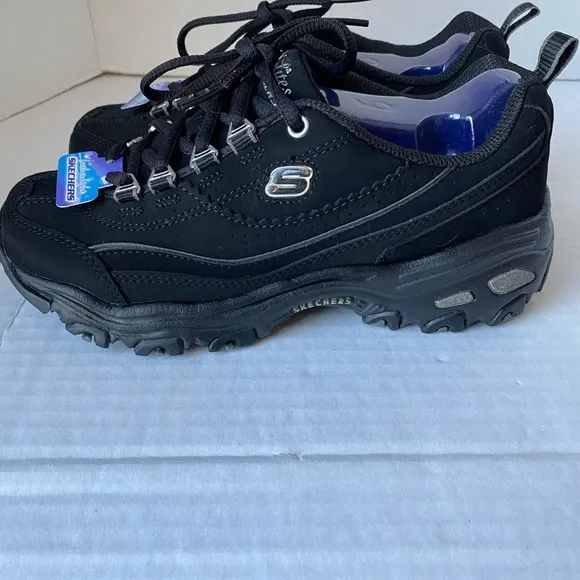 Skechers Women’s Shoes D’Lites Raptures Black Size 6 New