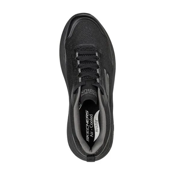 Skechers Max Cushioning Arch Fit 220196-BBK Men's 8 Black Workout Shoes EEE3463