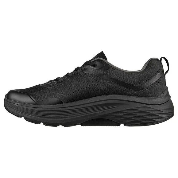 Skechers Max Cushioning Arch Fit 220196-BBK Men's 8 Black Workout Shoes EEE3463