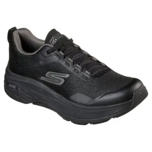 Skechers Max Cushioning Arch Fit 220196-BBK Men's 8 Black Workout Shoes EEE3463