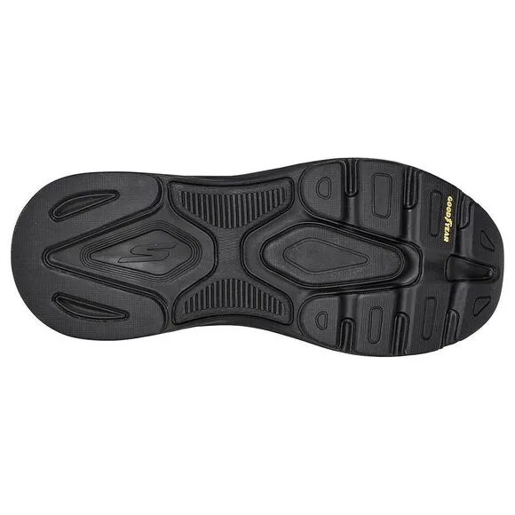 Skechers Max Cushioning Arch Fit 220196-BBK Men's 8 Black Workout Shoes EEE3463